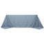 Scuba Rectangular 90"x132" Tablecloth Dusty Blue - Wrinkle Free, Stain Resistant & Seamless Table Cover