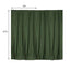 2 Pack Olive Green Scuba Polyester Event Curtain Drapes, Durable Flame Resistant Backdrop Event Panels Wrinkle Free with Rod Pockets - 10ftx10ft