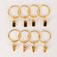 50 Pack Gold Metal Openable Curtain Clip Rings, Heavy Duty Rustproof Drapery Backdrop Clip Hangers - 1.5"