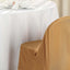 Polyester Slip On Folding Chair Covers Gold - Stain-Resistant Reusable Durable Fabric