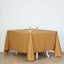 Polyester Square 90"x90" Tablecloth Gold - Wrinkle-Resistant & Durable Table Cover for Events