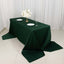 Scuba Rectangular 90"x156" Tablecloth Hunter Emerald Green - Wrinkle Free, Stain Resistant & Seamless Table Cover