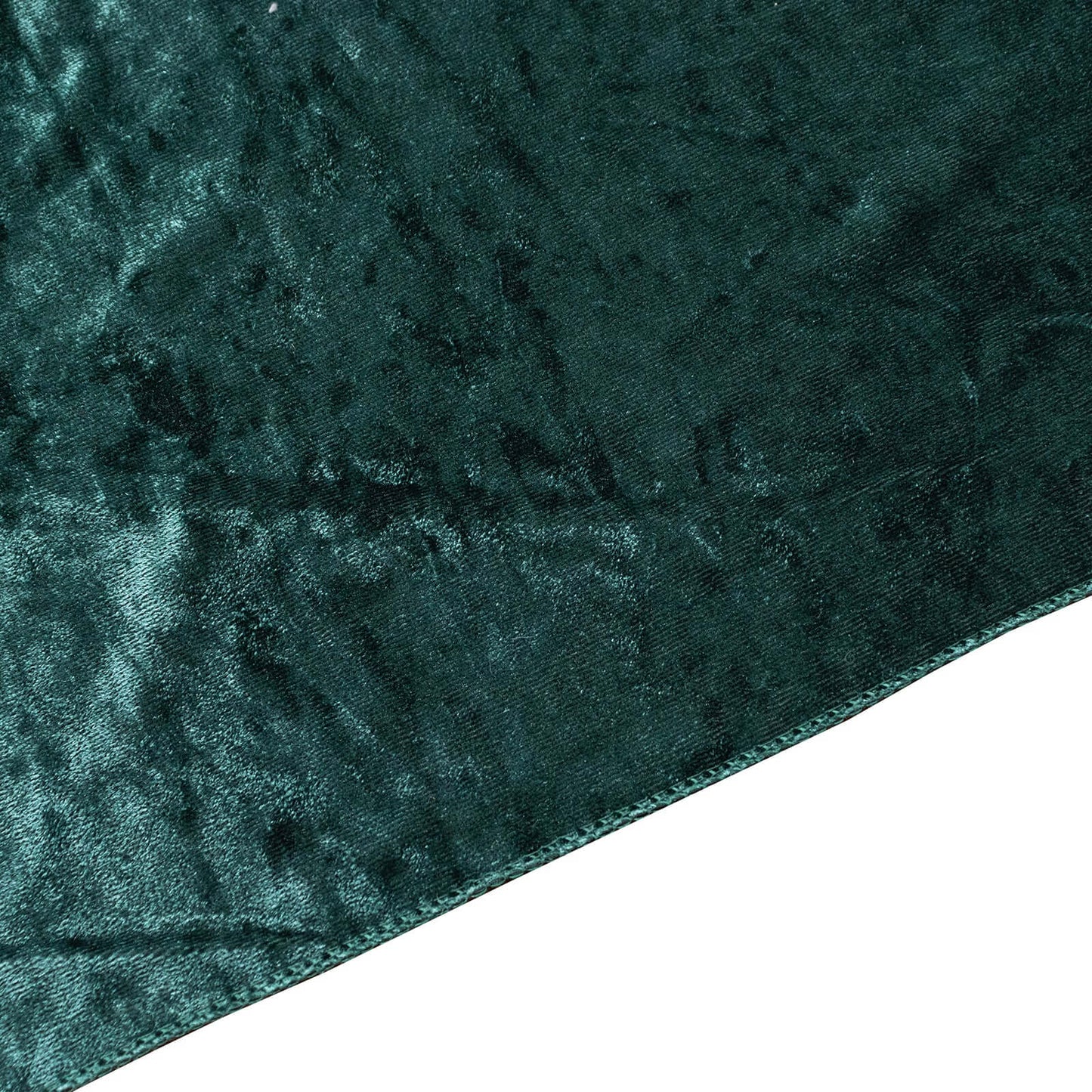 Hunter Emerald Green Crushed Velvet Backdrop Curtain â€“ 8ft x 8ft Event Drape with Rod Pocket, Privacy Panel for Photo Booths & Events