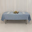 Lamour Satin 60"x102" Rectangle Tablecloth Dusty Blue - Durable & Silky Soft Feel Table Cover