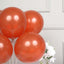 25 Pack 12" Matte Pastel Terracotta (Rust) Helium Air Latex Party Balloons