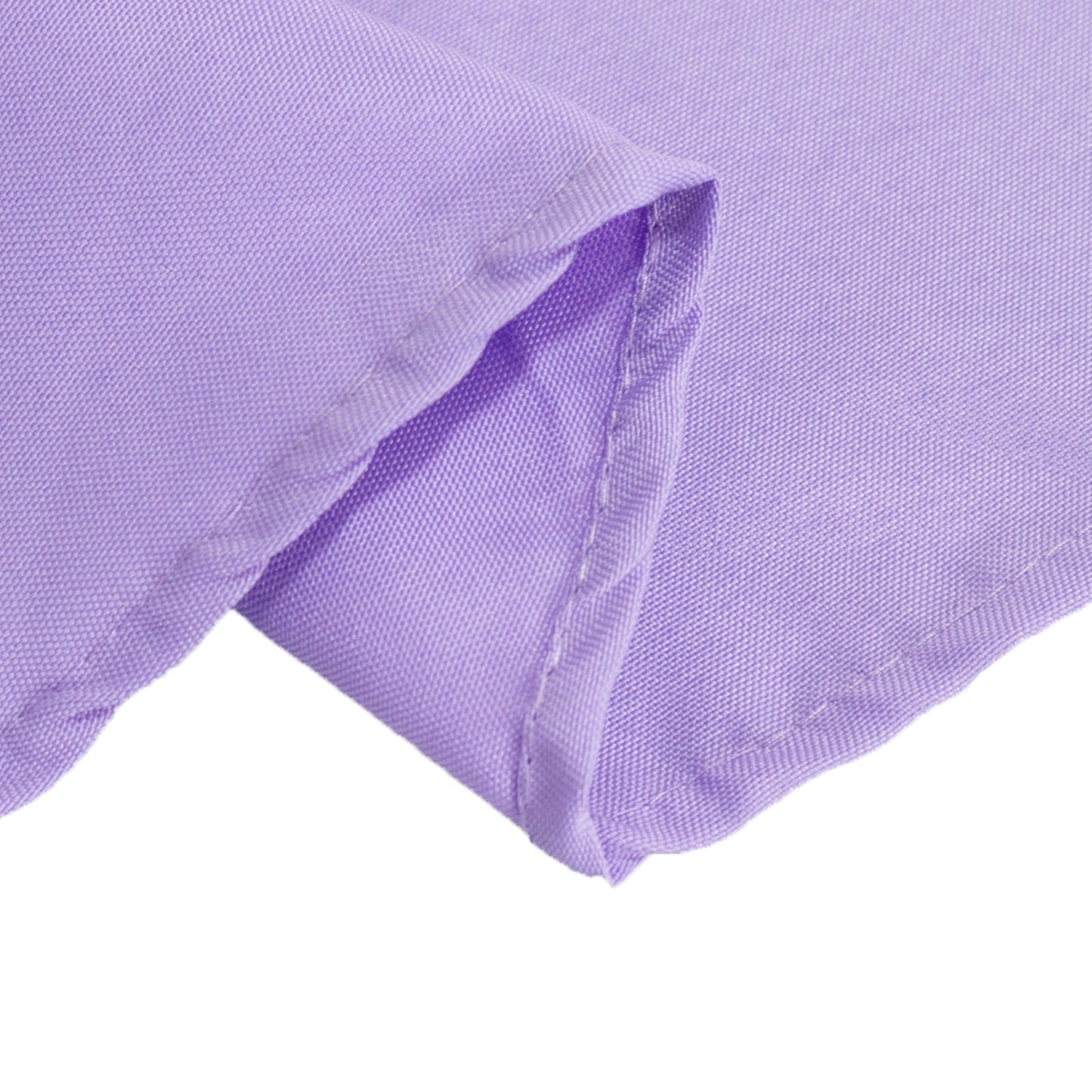 Premium Polyester 90" Round Tablecloth Lavender Lilac - Stain and Wrinkle-Resistant Design with 220GSM Thickness Table Cover