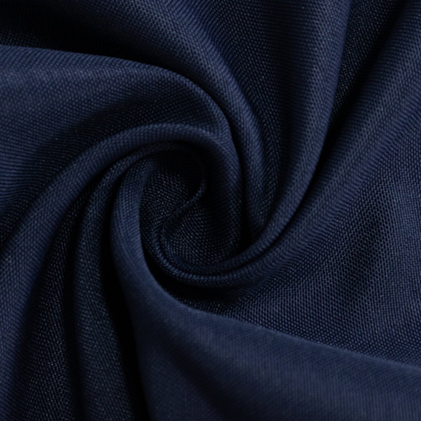 Fire Retardant Premium Polyester 90" Round Tablecloth Navy Blue - High-Performance Table Cover