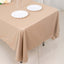 Scuba Rectangular 60"x102" Tablecloth Nude - Wrinkle Free & Stain Resistant Table Cover
