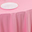Scuba Round 108" Tablecloth Pink - Wrinkle Free & Stain Resistant Table Cover