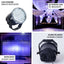 10W White 62 LED Stage Backdrop Uplight, Bright Strobe Spotlight With Brackets