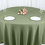 Polyester 120" Round Tablecloth Dusty Sage Green - Seamless Wrinkle-Resistant Table Cover
