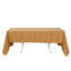 Premium Polyester 60"x126" Rectangle Tablecloth Gold - Stain-Resistant 220GSM Finish Table Cover