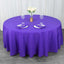 Premium Polyester 108" Round Tablecloth Purple - Wrinkle-Resistant 220GSM Table Cover