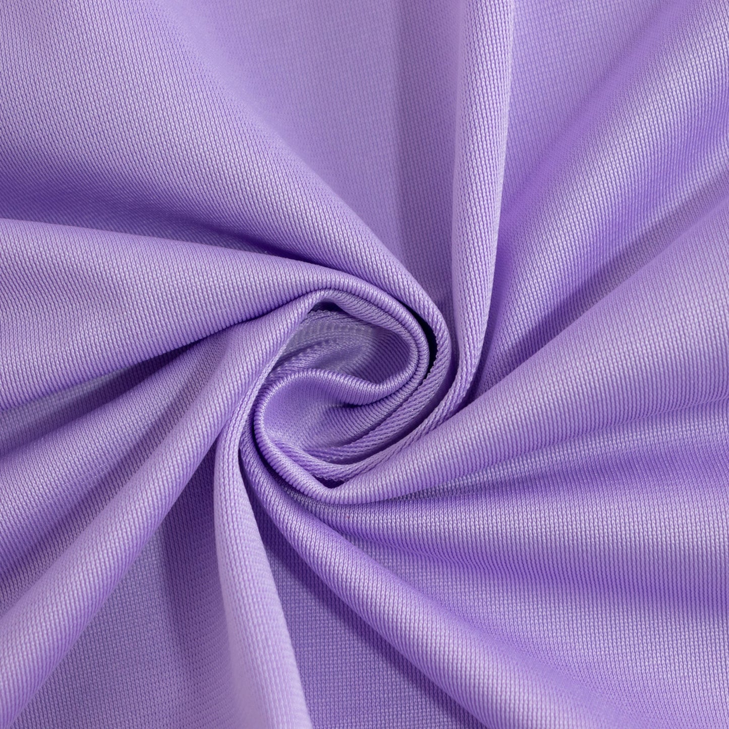Scuba Round 132" Tablecloth Lavender Lilac - Wrinkle Free & Stain Resistant Seamless Table Cover
