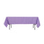 Premium Polyester 60"x102" Rectangle Tablecloth Lavender Lilac - Durable 220GSM Wrinkle-Resistant Table Cover