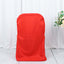 Polyester Slip On Folding Chair Covers Red - Stain-Resistant Reusable Durable Fabric