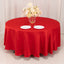 Lamour Satin 108" Round Tablecloth Red - Durable & Silk-Like Table Cover