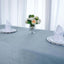 Premium Velvet 90"x156" Rectangle Tablecloth Dusty Blue - Reusable Soft & Seamless Table Cover