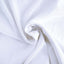 Polyester Chair Cover with Square Top for Banquet Chairs White - Durable Reusable Slip-On Cover for Weddings & Parties