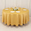 Lamour Satin 108" Round Tablecloth Champagne - Durable & Silk-Like Table Cover