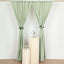 2 Pack Sage Green Polyester Event Curtain Drapes, 10ftx8ft Backdrop Event Panels With Rod Pockets 130 GSM
