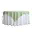Polyester 70"x70" Table Overlay Square Tablecloth Sage Green - Wrinkle-Resistant & Durable Table Cover