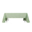 Polyester 60"x126" Rectangle Tablecloth White/Sage Green - Buffalo Plaid Checkered Table Cover