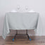 Polyester Square 70"x70" Tablecloth Silver - Wrinkle-Resistant & Durable Table Cover
