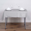Polyester Square 54"x54" Tablecloth Silver - Wrinkle-Resistant & Durable Table Cover