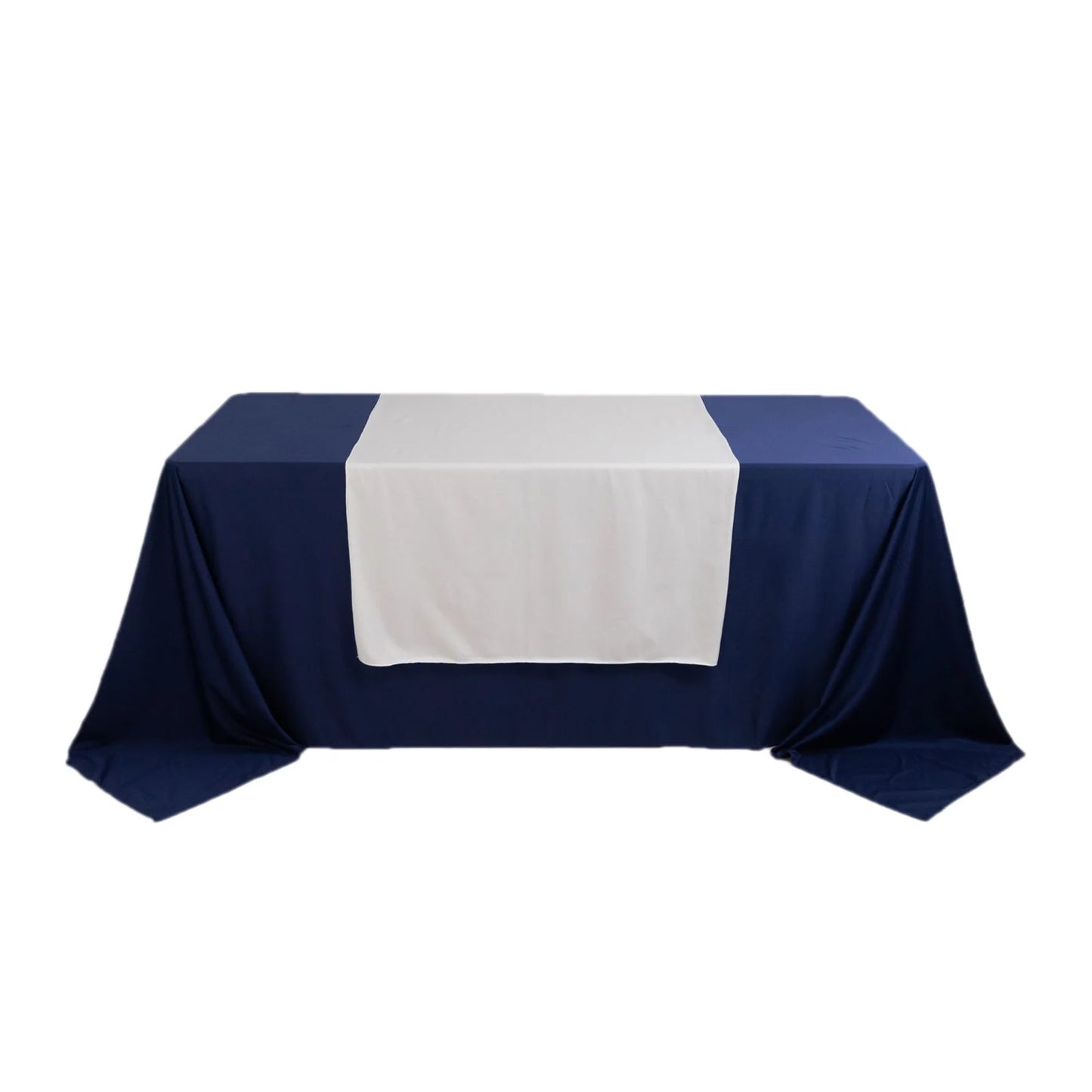 Wide Premium Polyester 36"x72" Table Runner White - Sublimation Printable Banner for Customized Event Branding