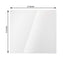 2-Pack Acrylic Plexiglass Sheets Top Plates Clear Square - Protective Film Coating 8" 3mm Thick