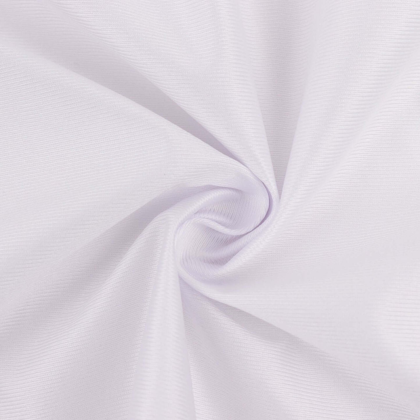 White Scuba Polyester Fabric Roll, Wrinkle Free DIY Craft Fabric Bolt- 60"x10 Yards