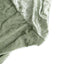 Crushed Velvet Fitted Rectangular 6ft Table Cover Sage Green - Wrinkle-Free Stretchy Tablecloth