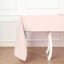 Polyester 60"x126" Rectangle Tablecloth Blush - Wrinkle-Resistant Table Cover
