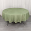Premium Polyester 90" Round Tablecloth Dusty Sage Green - Stain and Wrinkle-Resistant Design with 220GSM Thickness Table Cover