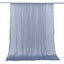 8ftx8ft Dusty Blue Sequin Event Curtain Drapes, Backdrop Event Panel