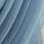 Dusty Blue Sheer Chiffon Valance Curtain 4ft x 5ft â€“ Wedding Arch Drape with Rod Pocket Voile Backdrop Panel