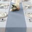 Polyester 12"x108" Table Runner Dusty Blue - Durable & Wrinkle-Resistant Table Decor