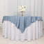 Scuba 70"x70" Table Overlay Square Tablecloth Dusty Blue - Wrinkle Free & Stain Resistant Table Cover