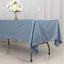 Scuba Rectangular 60"x102" Tablecloth Dusty Blue - Wrinkle Free & Stain Resistant Table Cover
