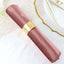 5 Pack Premium Velvet 20"x20" Napkins Dusty Rose - Soft Sheen Finish Cloth Napkins