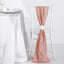 5 Pack Taffeta 6"x106" Chair Sashes Dusty Rose Accordion Crinkle Texture - Stylish Decor for Weddings & Gatherings