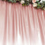 8ftx10ft Dusty Rose Satin Event Curtain Drapes, Backdrop Event Panel