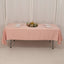 Lamour Satin 60"x102" Rectangle Tablecloth Dusty Rose - Durable & Silky Soft Feel Table Cover