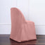 Polyester Slip On Folding Chair Covers Dusty Rose - Stain-Resistant Reusable Durable Fabric