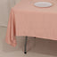 Lamour Satin 60"x102" Rectangle Tablecloth Dusty Rose - Durable & Silky Soft Feel Table Cover