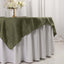 Taffeta 72"x72" Table Overlay Square Tablecloth Dusty Sage Green - Accordion Crinkle Table Cover