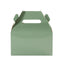 25 Pack Candy Gift Tote Gable Boxes, Dusty Sage Green Party Favor Treat Boxes - 6"x3.5"x7"