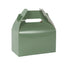 25 Pack Candy Gift Tote Gable Boxes, Dusty Sage Green Party Favor Treat Boxes - 6"x3.5"x7"