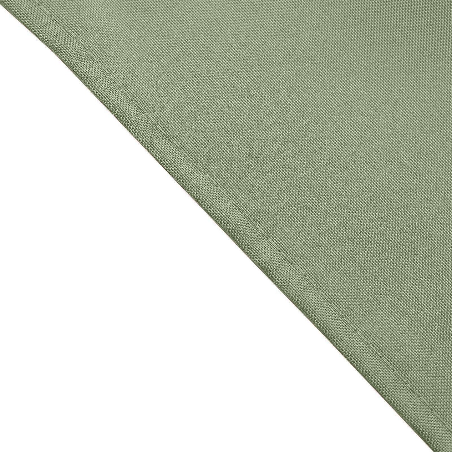5 Pack Polyester 17"x17" Napkins Dusty Sage Green - Durable & Wrinkle Resistant Dinner Napkins